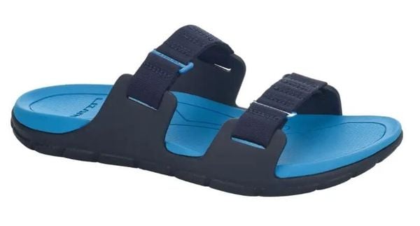 Klapki plażowe Sandal Way Slide MBAB. Niebieskie klapki i japonki męskie Lizard, z materiału. Za 85.03 zł.