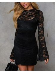 Milan Kiss Sukienka w kolorze czarnym rozmiar: S. Czarne sukienki damskie Milan Kiss, s, bez wzorów, z koronki, bez kołnierzyka, bez ramiączek, mini. Za 166.10 zł.