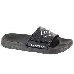 Klapki na basen unisex, Flyde. Białe klapki damskie Lotto, bez wzorów, bez obcasa. Za 79.00 zł.