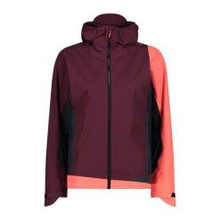 Damska kurtka z kapturem CMP Unlimitech. Czerwone kurtki damskie CMP, bez wzorów, z softshellu, z kapturem. Za 675.50 zł.