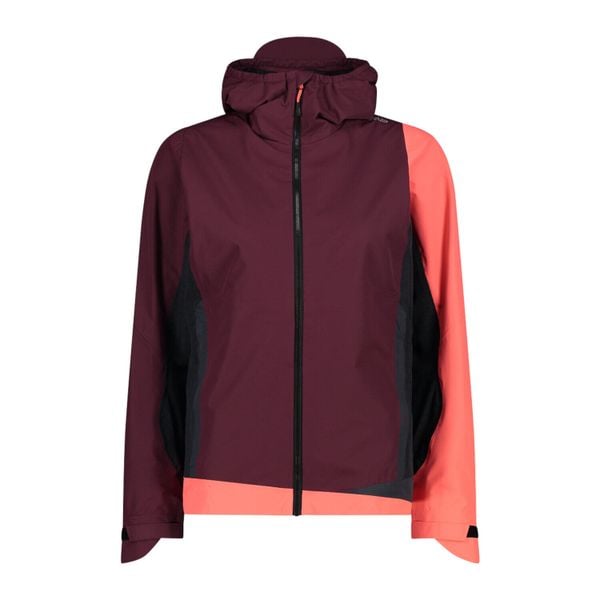 Damska kurtka z kapturem CMP Unlimitech. Czerwone kurtki damskie CMP, bez wzorów, z softshellu, z kapturem. Za 675.50 zł.