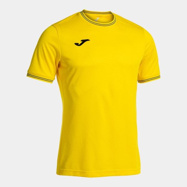 Koszulka Joma Toletum V. Żółte t-shirty sportowe męskie Joma, bez ramiączek, do piłki nożnej. W wyprzedaży za 120.80 zł.