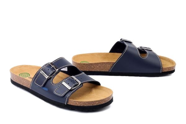 DR. BRINKMANN 505892-5 ozean, klapki damskie. Niebieskie klapki damskie Dr. Brinkmann, bez wzorów, bez obcasa. Za 164.90 zł.