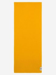 Ecoalf Wełniany szal w kolorze żółtym - 180 x 40 cm rozmiar: onesize. Żółte szaliki i kominy damskie Ecoalf, bez wzorów, ze skóry. Za 141.19 zł.