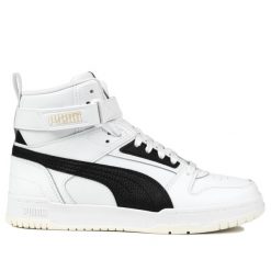 Buty męskie sportowe sneakersy Puma RBD GAME. Białe buty sportowe na co dzień męskie Puma, na jesień, z gumy, bez zapięcia, trekkingowe. Za 193.90 zł.