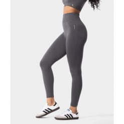 Legginsy bezszwowe damskie Simply Seamless Carpatree. Szare legginsy sportowe damskie Carpatree, xs, bez wzorów, na fitness i siłownię. Za 110.99 zł.