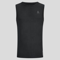 Koszulka tech. męska Odlo BL TOP crew neck singlet PERFORMANCE. Czarne bielizna termoaktywna męska Odlo, m, bez wzorów. Za 199.99 zł.