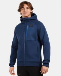 Męska bawełniana bluza Kilpi BALU-M. Niebieskie bluzy bez kaptura męskie Kilpi, l, z bawełny. Za 370.41 zł.