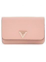 Guess Kopertówka w kolorze jasnoróżowym - 19 x 13 x 5 cm rozmiar: onesize. Różowe torebki wieczorowe Guess, z aplikacjami, z materiału, bez kołnierzyka, bez ramiączek. Za 285.49 zł.