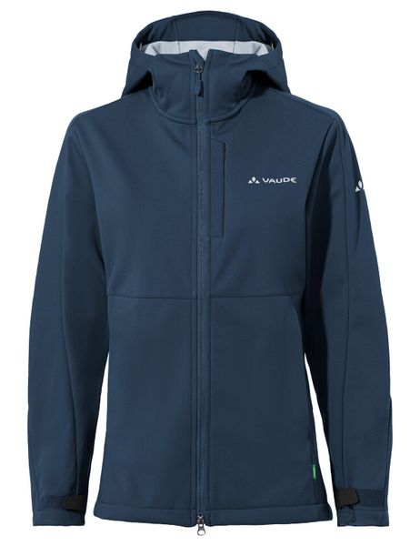 Kurtki damskie All Year Elope Softshell Jacket II. Niebieskie kurtki softshell damskie Vaude, s, bez wzorów, z materiału, bez kaptura. Za 769.00 zł.