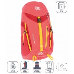 Plecak Elementerre talca 25 l. Czerwone plecaki damskie Elementerre, bez wzorów, sportowe. Za 317.50 zł.