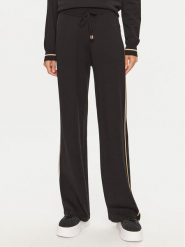 Liu Jo Sport Spodnie materiałowe TF4315 MS63L Czarny Regular Fit. Czarne spodnie sportowe damskie Liu Jo Sport, l, z materiału. Za 289.99 zł.