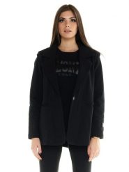 Bluza z kieszeń na co dzień na siłownię. Czarne bluzy bez kaptura damskie LEONE 1947 APPAREL, l, z gumy. Za 168.36 zł.