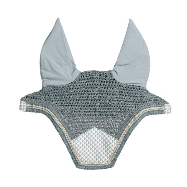 Krótka czapka dla konia z weluru z nadrukami Kentucky Horsewear Wellington. Niebieskie czapki męskie KENTUCKY HORSEWEAR, bez wzorów, z weluru, sportowe. Za 339.00 zł.