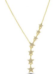 Atelier MIU Pozłacany naszyjnik z elementami ozdobnymi - dł. 49 cm rozmiar: onesize. Żółte naszyjniki damskie atelier MIU, pozłacane. Za 78.66 zł.