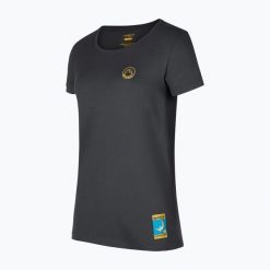 Koszulka damska La Sportiva Climbing on the Moon. Czarne t-shirty damskie La Sportiva, xs, bez wzorów, z bawełny, bez kołnierzyka. Za 169.99 zł.