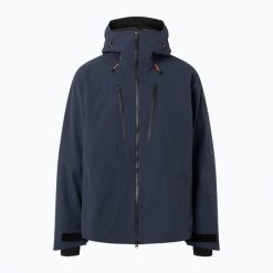 Kurtka narciarska męska BOGNER FIRE+ICE Piaro-T. Niebieskie kurtki męskie na zimę, l, bez wzorów, z elastanu, sportowe, bez kaptura. Za 2,349.00 zł.