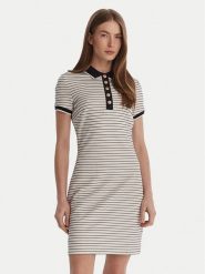 Guess Sukienka codzienna W6GK14 K2948 Biały Regular Fit. Białe sukienki damskie Guess, na co dzień, xxl, z aplikacjami, z wiskozy, bez kołnierzyka, bez ramiączek, proste. Za 569.99 zł.