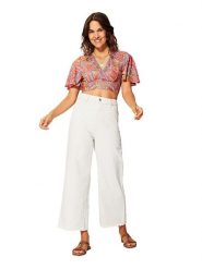 Ipanima Bluzka w kolorze koralowym ze wzorem rozmiar: 34-40. Czerwone bluzki damskie Ipanima, bez wzorów, bez kołnierzyka, bez ramiączek. Za 43.99 zł.