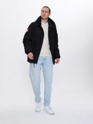 CANADA weather gear Kurtka zimowa w kolorze czarnym rozmiar: XL. Czarne kurtki męskie CANADA weather gear, na zimę, xl, bez wzorów, bez kaptura. Za 353.27 zł.