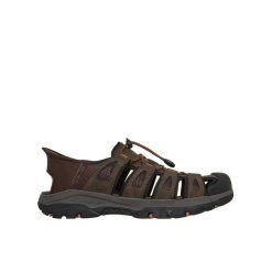 Sandały męskie SKECHERS Tresmen Norvick. Brązowe sandały męskie Skechers, bez zapięcia. Za 309.99 zł.
