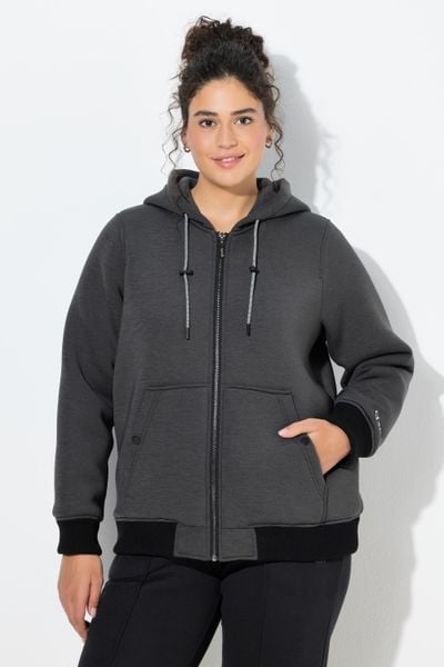 Damskie Kurtka softshell hydrofobowa podszewka pikowana kaptur. Czarne kurtki damskie Ulla Popken, plus size, bez wzorów, z elastanu, bez kaptura. Za 479.99 zł.