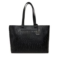Torebka Armani Exchange. Czarne torebki klasyczne damskie Armani Exchange, bez wzorów, bez dodatków. Za 659.99 zł.