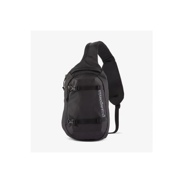 Plecak miejski Atom Sling 8L. Czarne plecaki damskie Patagonia, bez wzorów, sportowe. Za 269.99 zł.