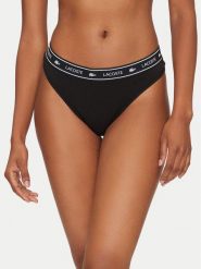 Lacoste Stringi 8F1342 Czarny. Czarne stringi damskie Lacoste, xxl, bez wzorów, z bawełny. Za 59.99 zł.