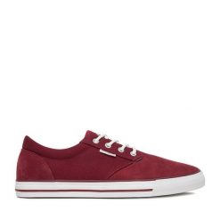 Tenisówki Quiksilver. Czerwone trampki i tenisówki męskie Quiksilver, bez wzorów, bez zapięcia. Za 179.99 zł.