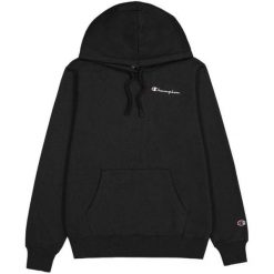 Bluza Z Logo Na Klatce Piersiowej Dla Pań I Panów. Czarne bluzy bez kaptura damskie CHAMPION. Za 311.99 zł.