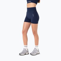 Spodenki treningowe damskie Carpatree Allure Seamless. Niebieskie spodenki sportowe damskie Carpatree, bez wzorów, z elastanu. Za 169.99 zł.
