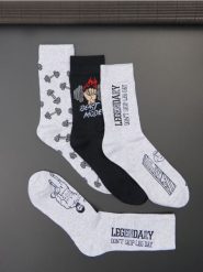 Skarpetki 3 pack - wielobarwny. Skarpetki męskie Sinsay, bez wzorów. W wyprzedaży za 8.99 zł.