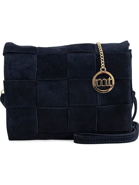 Mia Tomazzi Skórzana torebka "Empoli" w kolorze granatowym - 23 x 17 x 5 cm rozmiar: onesize. Niebieskie torebki klasyczne damskie Mia Tomazzi, bez wzorów, z materiału, bez dodatków. Za 226.10 zł.