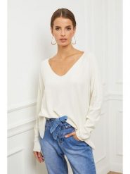 So Cachemire Sweter "Epural" w kolorze białym rozmiar: M. Białe swetry klasyczne damskie So Cachemire, m, z kaszmiru, bez kołnierzyka. Za 182.72 zł.