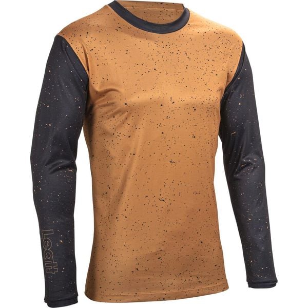 Bluza rowerowa męska Leatt Jersey MTB Enduro 4.0. Brązowe bluzy bez kaptura męskie LEATT, bez wzorów, z jersey, sportowe, bez kołnierzyka, bez ramiączek. Za 278.99 zł.