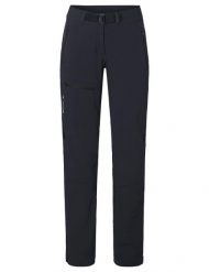 Spodnie damskie Badile Pants III. Czarne spodnie materiałowe damskie Vaude, bez wzorów, z materiału, sportowe. Za 736.05 zł.