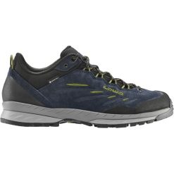 Buty trekkingowe męskie Lowa Delago Low Gtx. Niebieskie buty trekkingowe męskie Lowa, z gore-texu, bez zapięcia, trekkingowe, gore-tex. Za 1,169.00 zł.