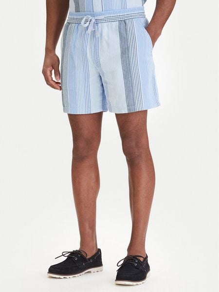 Tommy Jeans Szorty materiałowe Dobby Stripe DM0DM22830 Błękitny Relaxed Fit. Niebieskie szorty męskie Tommy Jeans, bez wzorów, z bawełny. Za 309.99 zł.