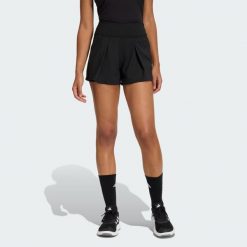 Szorty Tennis Climacool Match. Czarne szorty damskie Adidas, bez wzorów, z poliesteru, sportowe. Za 239.00 zł.