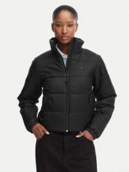 Tommy Jeans Kurtka przejściowa DW0DW23487 Czarny Regular Fit. Czarne kurtki damskie Tommy Jeans, xs, bez wzorów, z jeansu, bez kaptura. Za 649.99 zł.