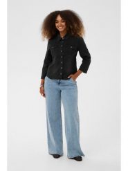 Cream Koszula dżinsowa w kolorze czarnym rozmiar: 40. Czarne koszule damskie Cream, bez wzorów, bez kołnierzyka, bez ramiączek. Za 152.99 zł.