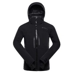 Kurtka męska narciarska 20.000 Alpine Pro Reas 2. Czarne kurtki męskie Alpine Pro, na zimę, m, bez wzorów, sportowe, bez kaptura. W wyprzedaży za 1,449.00 zł.