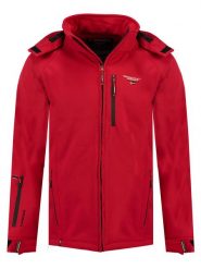 Geographical Norway Kurtka softshellowa "Taboo" w kolorze czerwonym rozmiar: L. Czerwone kurtki outdoor męskie Geographical Norway, l, bez wzorów, bez kaptura. Za 188.85 zł.