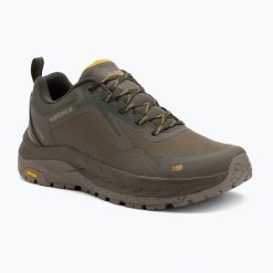 Buty trekkingowe męskie Karrimor Merlin Low. Brązowe buty trekkingowe męskie Karrimor, bez zapięcia, trekkingowe. W wyprzedaży za 364.49 zł.