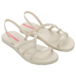 Sandały Ipanema Diversa Sandal Ad 27234 BG731 beżowy. Brązowe sandały damskie bez wzorów, bez obcasa. Za 210.26 zł.