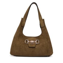 Torebka Guess. Brązowe torebki klasyczne damskie Guess, z aplikacjami, bez dodatków. Za 584.99 zł.