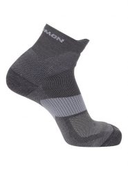 SALOMON Skarpety funkcyjne "Ultra quarter" w kolorze szarym rozmiar: 39-41. Szare skarpetki męskie Salomon, bez wzorów, prążkowane. Za 43.47 zł.