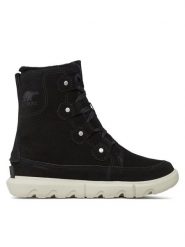 Sorel Śniegowce Explorer Next™ Joan Wp NL5031-010 Czarny. Czarne śniegowce damskie Sorel, ze skóry. Za 489.00 zł.