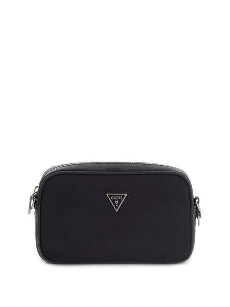 Guess Torba 183361 Czarny. Czarne torby męskie na ramię Guess, z aplikacjami, na ramię. Za 324.99 zł.